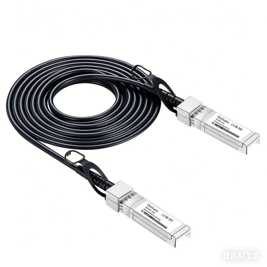 10G SFP+ DAC Passive Direct Attach Copper Cable 1m/3m/5m, 100% Compatible with Cisco, Huawei & NVIDIA Mellanox