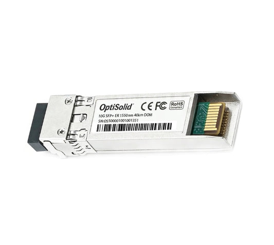 10G SFP+ ER 1550nm 40km DOM Transceiver Module, 100% Compatible with Cisco & Juniper Switches & Routers