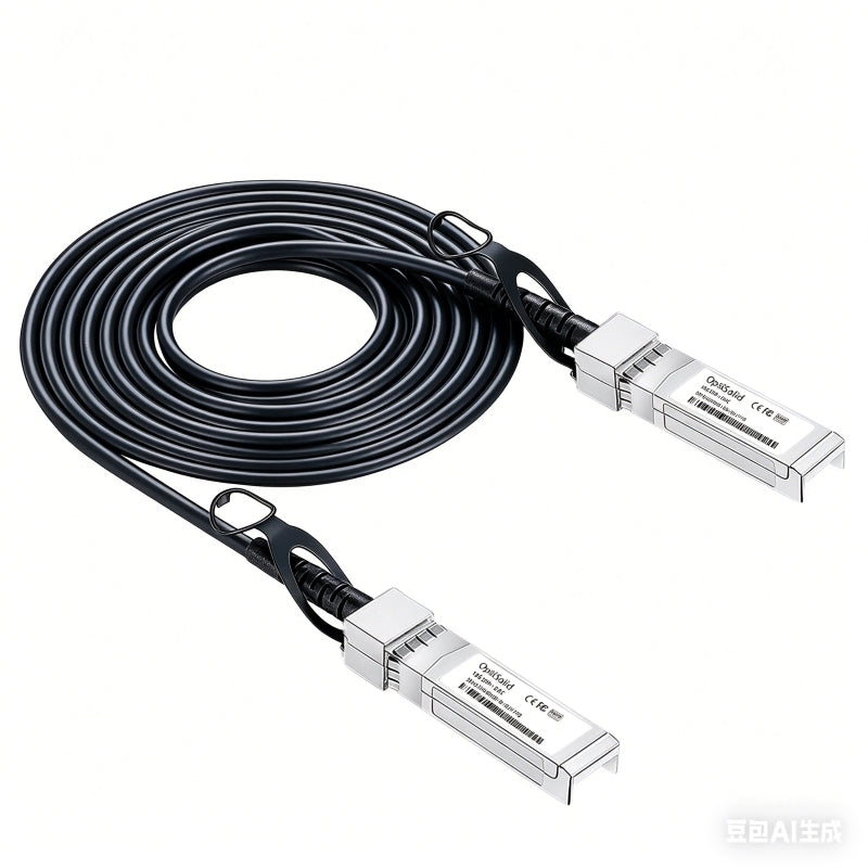 10G SFP+ DAC Passive Direct Attach Copper Cable 1m/3m/5m, 100% Compatible with Cisco, Huawei & NVIDIA Mellanox