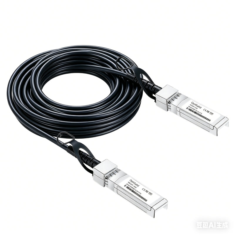 10G SFP+ DAC Passive Direct Attach Copper Cable 1m/3m/5m, 100% Compatible with Cisco, Huawei & NVIDIA Mellanox