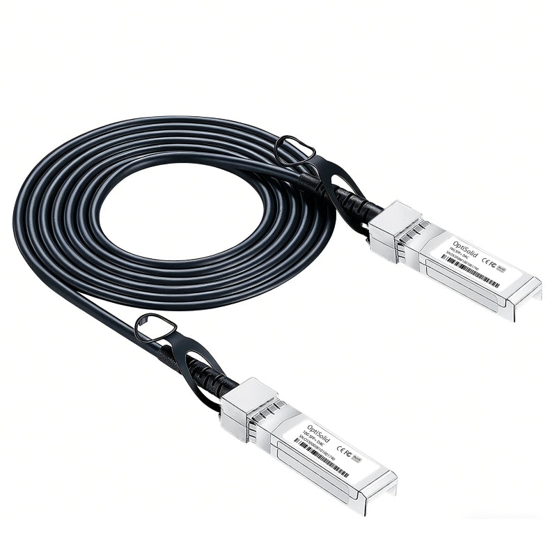 10G SFP+ DAC Passive Direct Attach Copper Cable 1m/3m/5m, 100% Compatible with Cisco, Huawei & NVIDIA Mellanox
