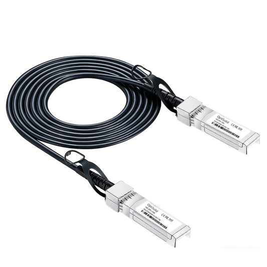 10G SFP+ DAC Passive Direct Attach Copper Cable 1m/3m/5m, 100% Compatible with Cisco, Huawei & NVIDIA Mellanox